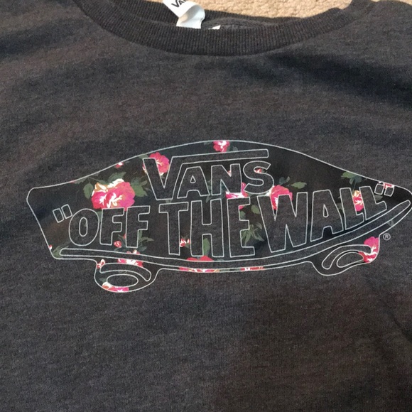 Grey long sleeve Vans shirt - Picture 2 of 3